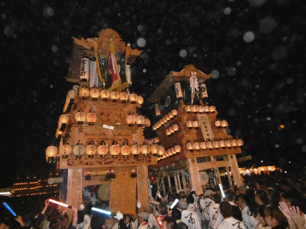 『西条祭り～お旅所・差し上げ③』