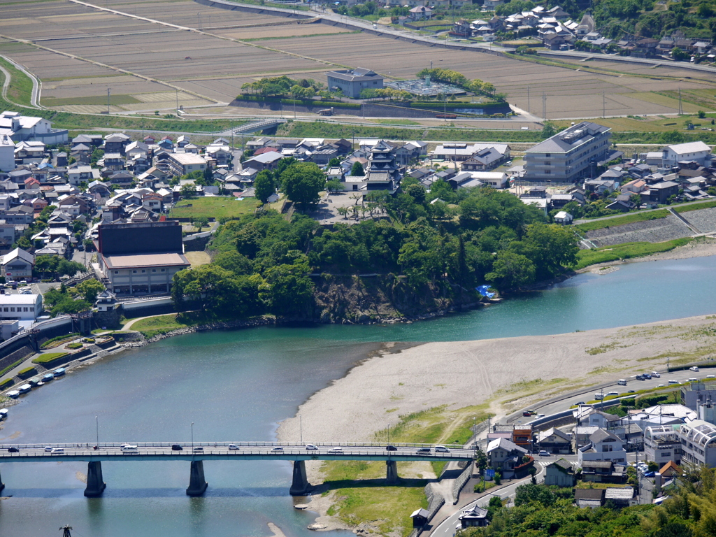 『大洲城×肱川』