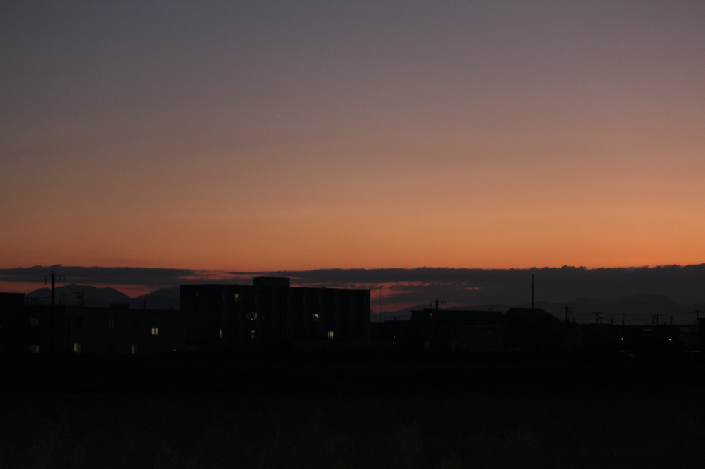 夕日