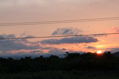 夕日～長万部～
