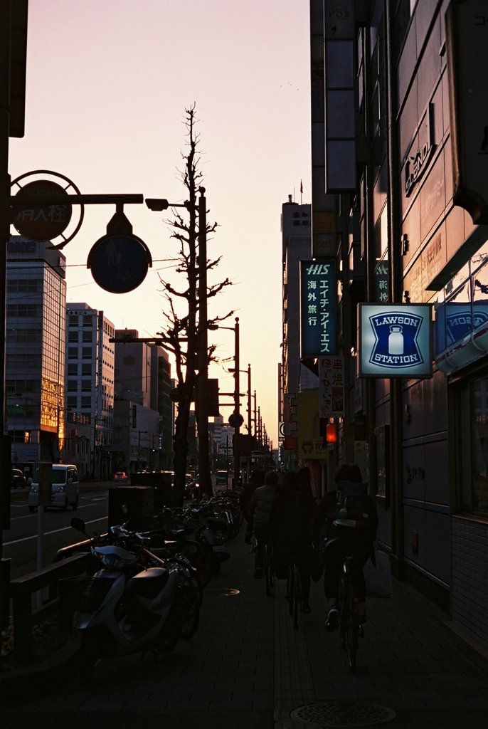 夕景＠高知市