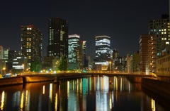 土佐堀川夜景