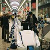 帯屋町でリニアタイプの乗り物の試乗会