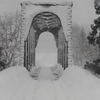 雪の鉄橋