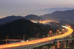 夜のしまなみ
