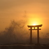大洗神磯の夜明け