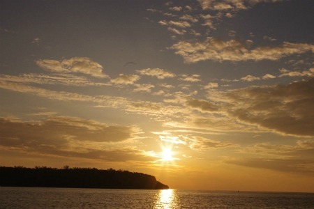 瀬底の夕陽