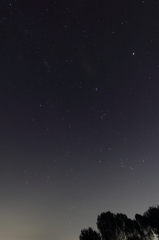 木星と冬の星座たち