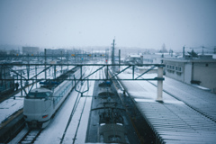 雪の駅