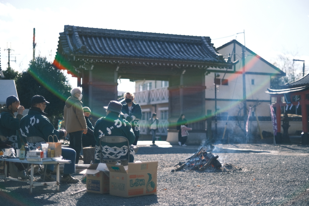 焚き火