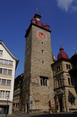 130711_ルツェルン_市庁舎時計台