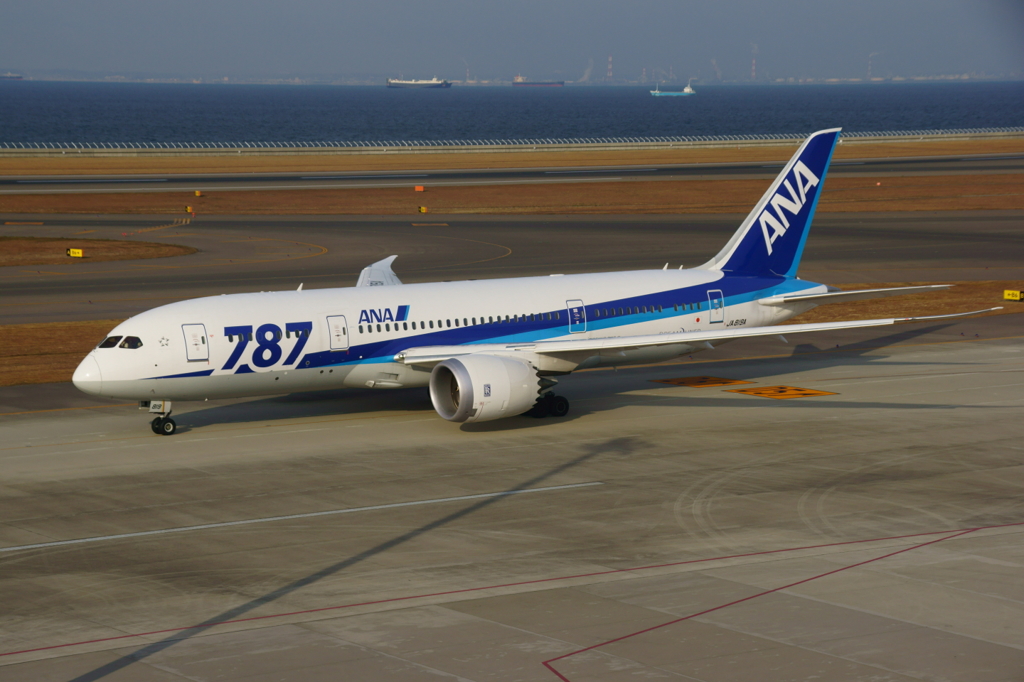 セントレアに787