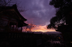 京都の夕景