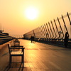 旅立ちの夕暮れ