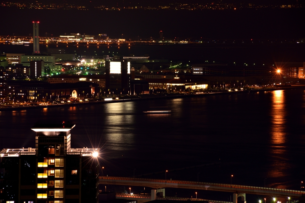 ビーナスブリッジの夜景から