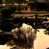 明石城の日本庭園