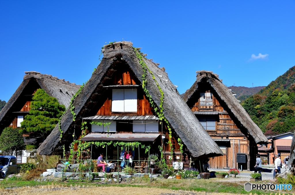 茅葺き屋根