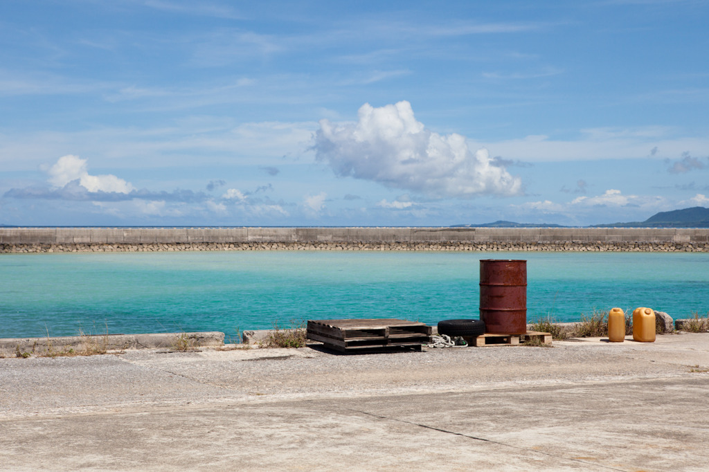 港散策in鳩間島