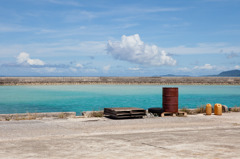 港散策in鳩間島