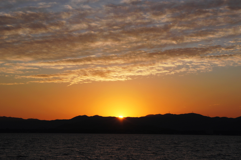 Sunset in Hamanako 2