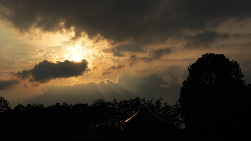 夕陽に変わるその前に