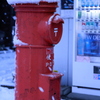 雪の帽子