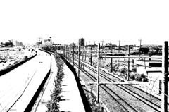 向こうに吉川市