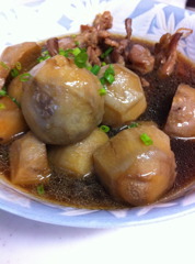 里芋と鶏肉の煮物