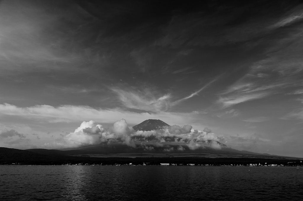 雲と戯れる
