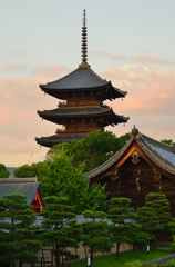 京の玄関口夕景