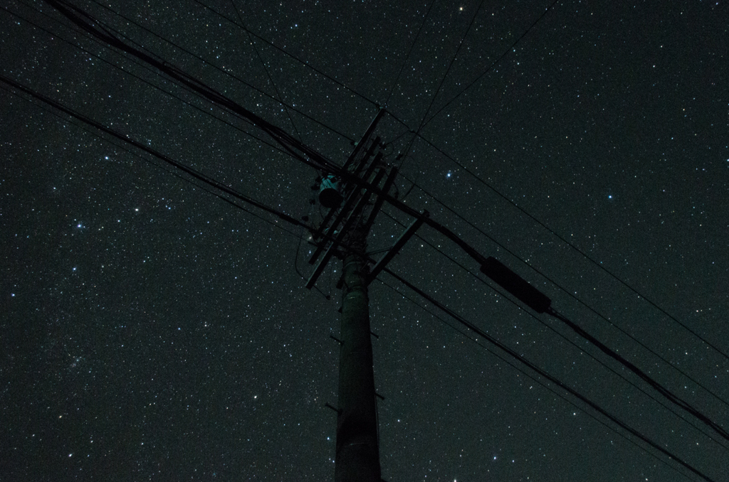 星空電柱