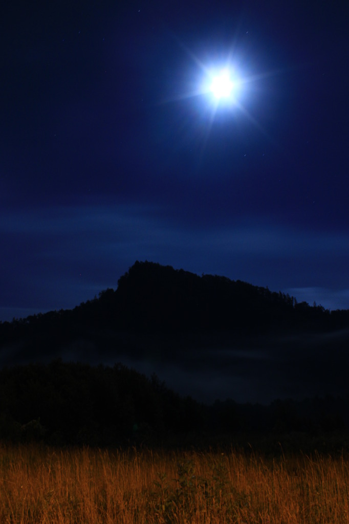 月夜の峠