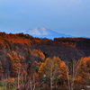 晩秋の山間