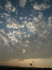 夕暮れ