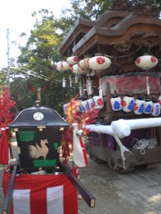 天田神社の秋祭り