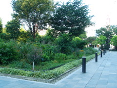 新梅田シティ里山入り口右手