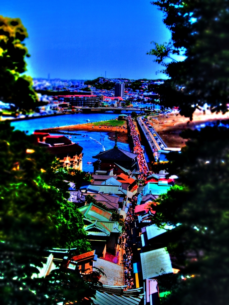 江の島神社より