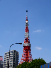 東京タワー、本日快晴