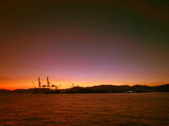 the red sky