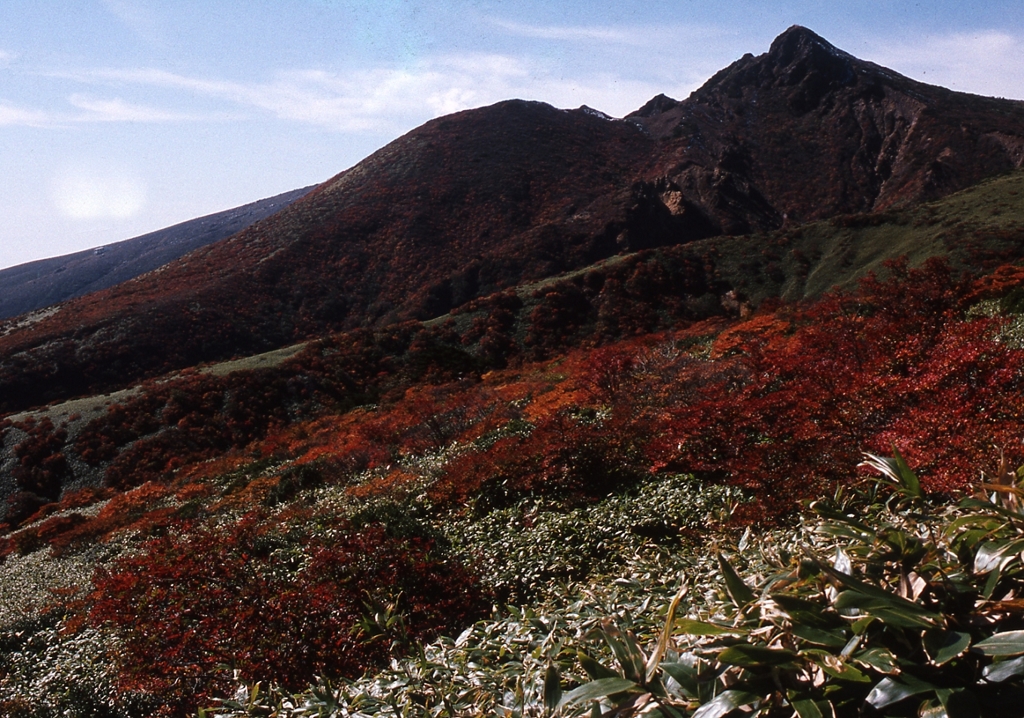 那須連峰を望む