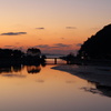 静かな夕景