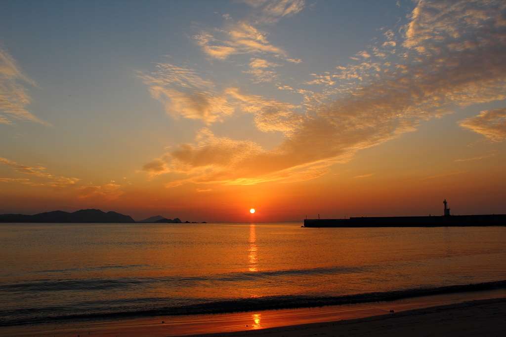 野北港～夕景