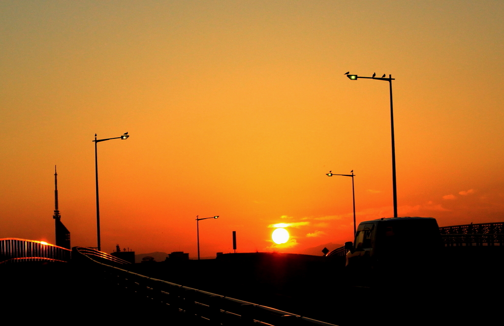 朝日～夕日？