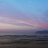 夕暮れの海