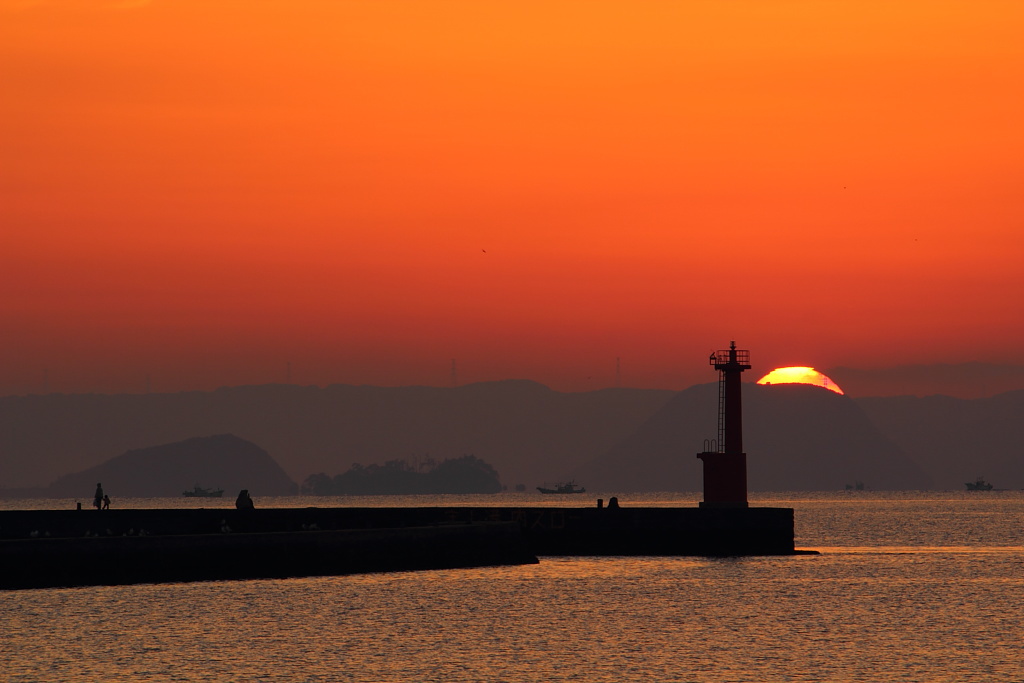 いつかの夕日