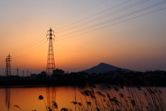夕日が沈んでも