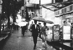 雨の道玄坂