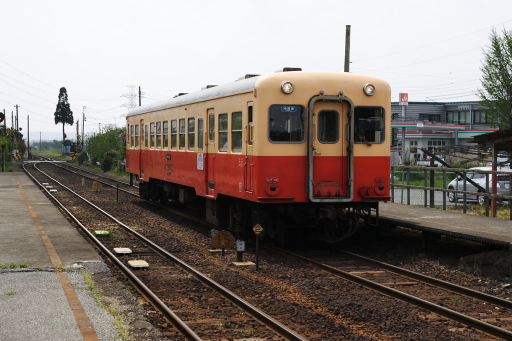 上総山田駅にて