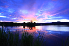 和歌山県朝日夕陽百選　平池