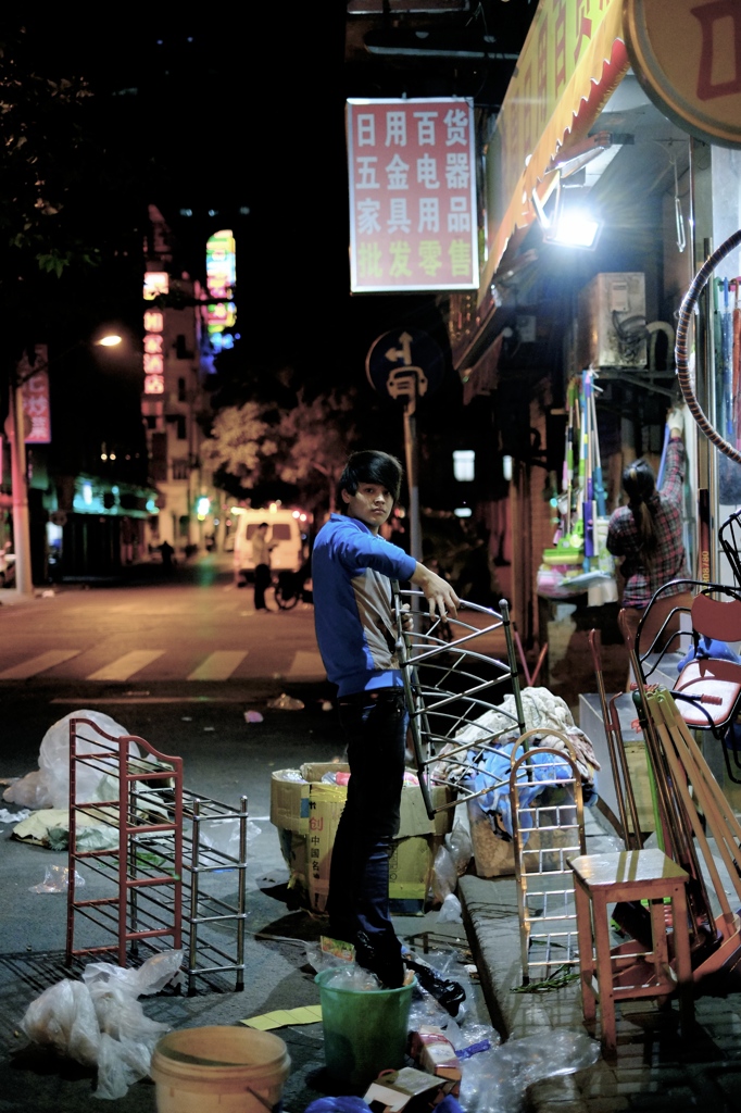 夜作業